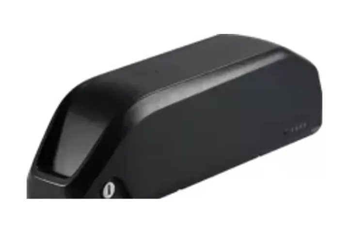 48V down-tube shark-style e-bike battery pack enclosure of the type used for the Lizo Power KT-E09-PRO platform