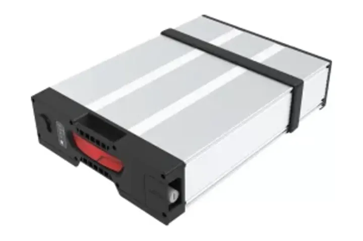 52V down-tube shark-style e-bike battery pack enclosure of the type used for the Lizo Power KT-E33-PRO platform