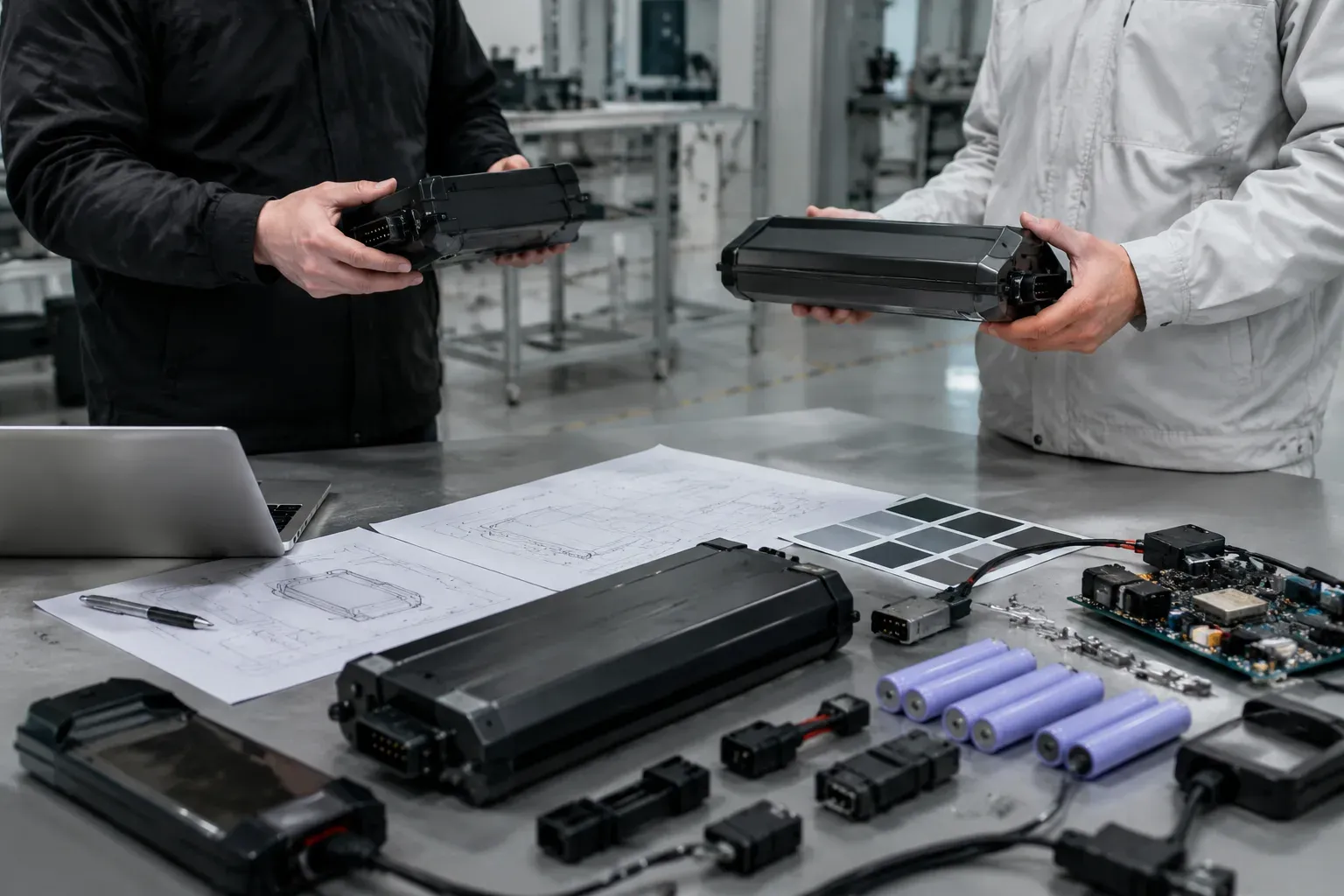 Design-engineering review of a private-label pack enclosure and connectors