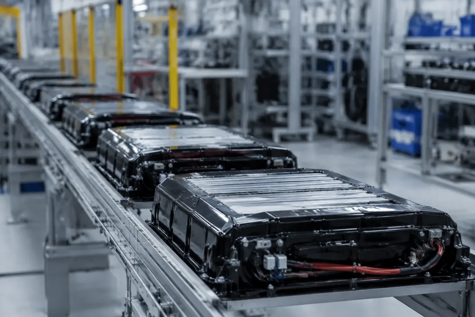QC lab inspection of an e-bike battery pack during supplier capability verification