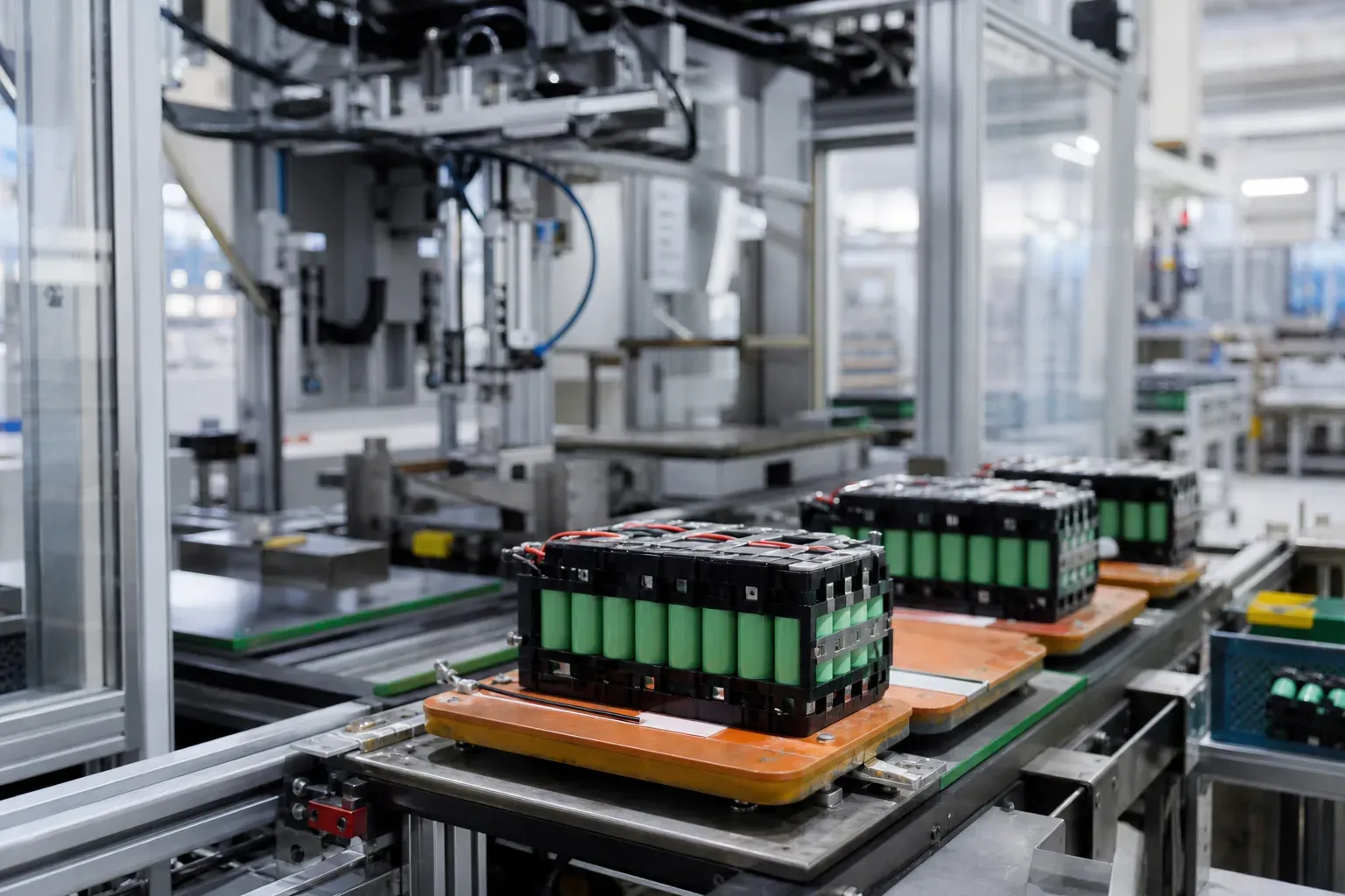 Mass production line for e-bike battery packs
