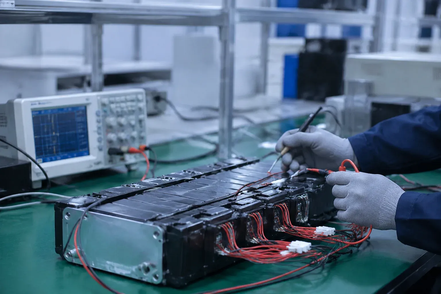 Technician matching a pack serial and cell configuration against verification paperwork