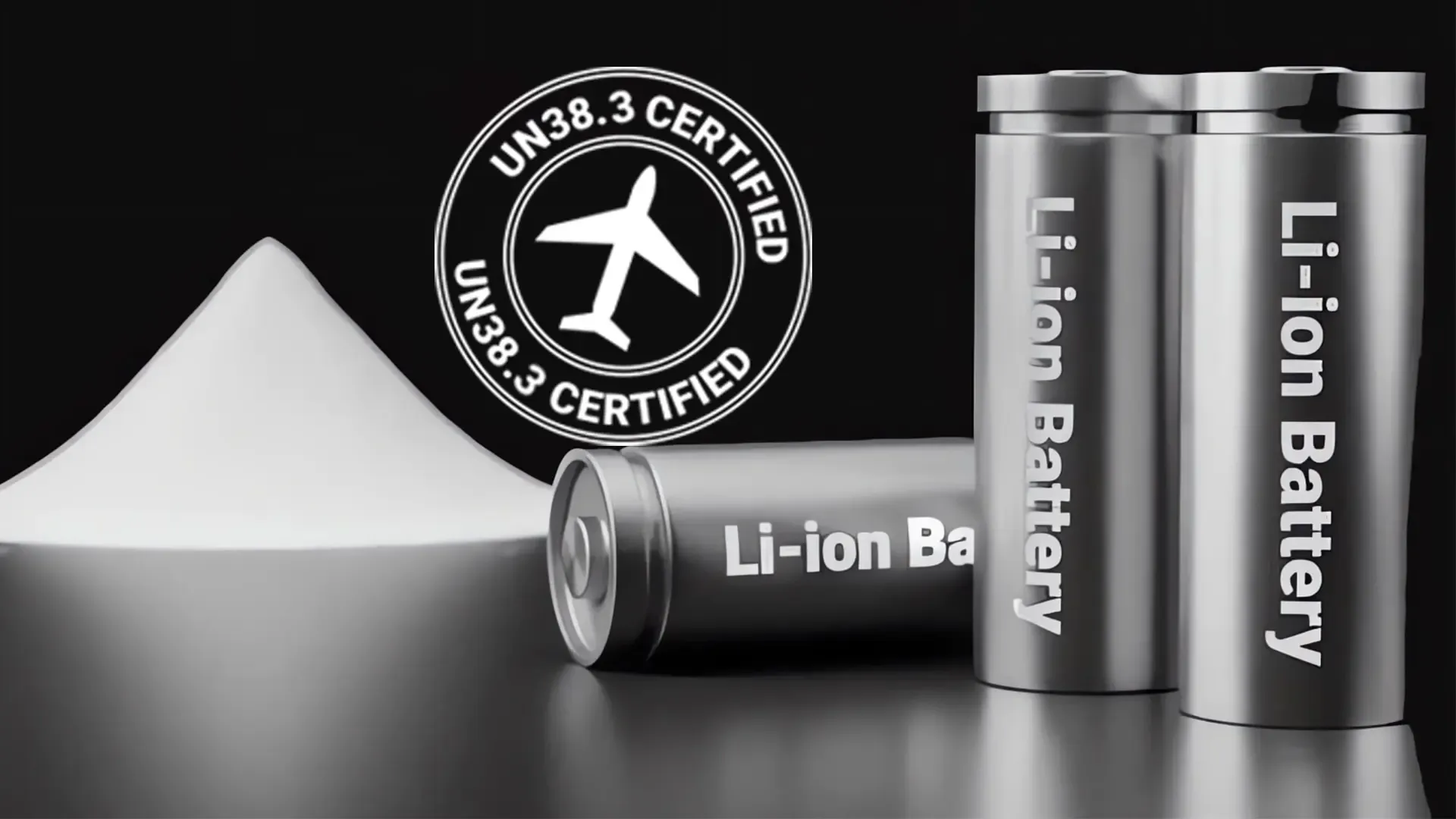 UN38.3 certified lithium-ion battery transport safety visual